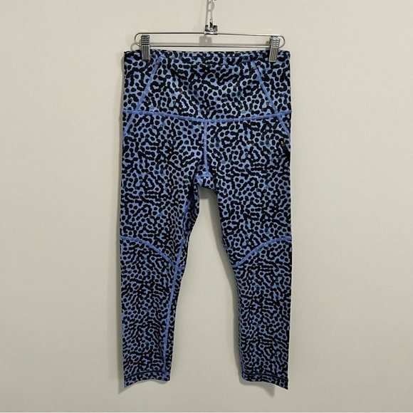 Lululemon All Sport Crop Legging Ace Spot Lullaby Black - Picture 5 of 14